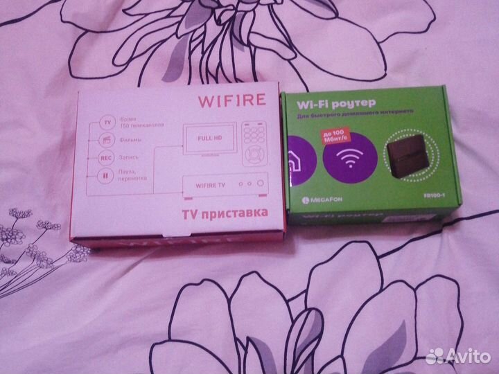 Wifi роутер 5G и тв приставку от Мегафон