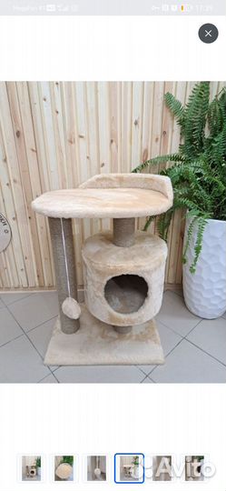 Домик для кошки с когтеточкой