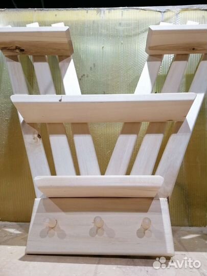 Полка для бани из Липы