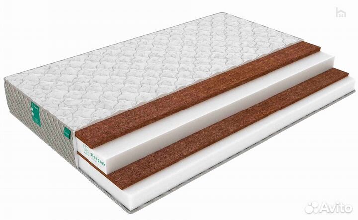 Матрас Sleeptek Total Cocos DoubleFoam 1800х1900х2