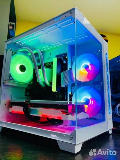 Игровой пк Ryzen5/RTX3070/32Gb сжо Новый Белый