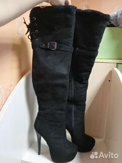 Ботфорты, зима, 36