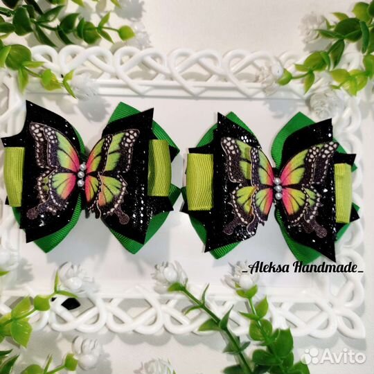 Заколка,бантик,резинка бабочка