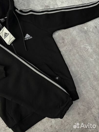 Спортивный костюм Adidas на флисе мужской