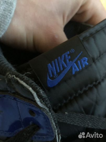 Nike air jordan 1 high black roayl blue
