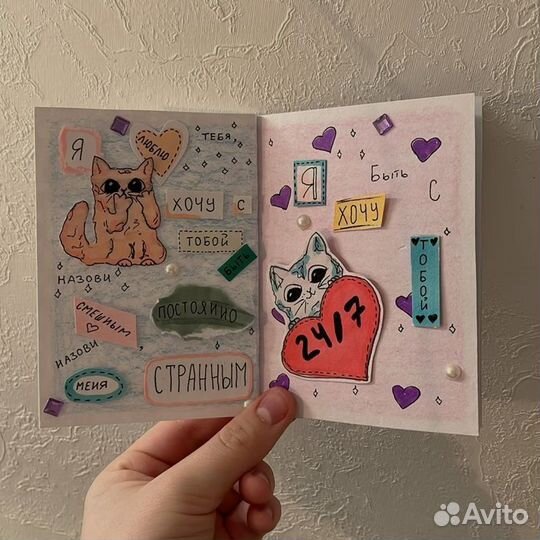 Открытки,мини книги с песнями на заказ