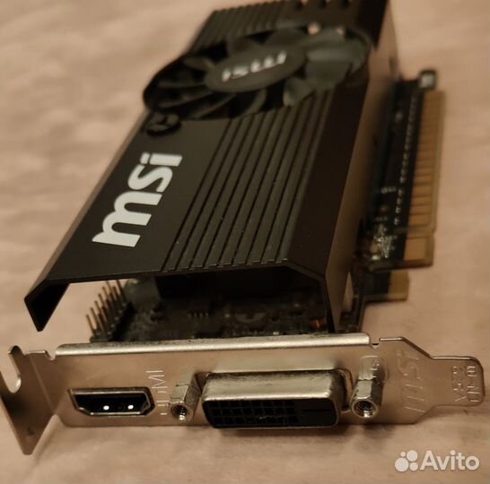 Видеокарта MSI GT640 низкопрофильная