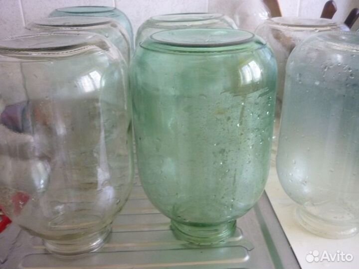 Банки стеклянные 3 л 9 штук