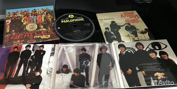 CD диски beatles минивинил