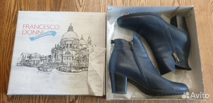 Ботильоны натуральная кожа 40