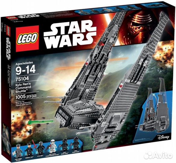 Lego 75104 Командный шаттл Кайло Рена