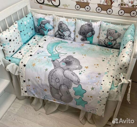 Бортики в детскую кроватку