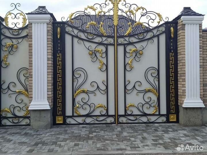 Ворота кованые