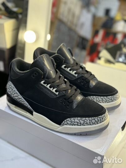 Кроссовки nike AIR jordan 3 OFF-noir