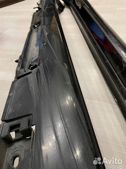 Накладки на пороги Lexus is250 2010-2012