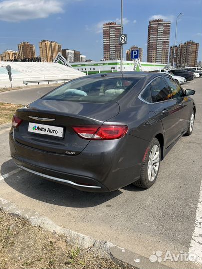 Chrysler 200 2.4 AT, 2015, 170 000 км