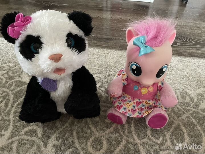 Интерактивные Игрушки панда и пони