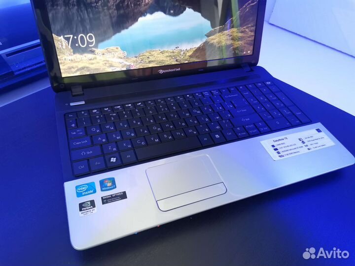 Ноутбук ракета Packard Bell TE11HC (i7/ 16Gb/SSD)