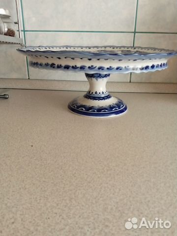 Тортница гжель