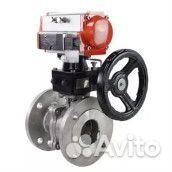 Кран шаровой DN.ru BV3232P(2pc) -FP-F-ISO-H Ду25 Ру40, фланцевый, полнопроходной, двухсоставной, кор