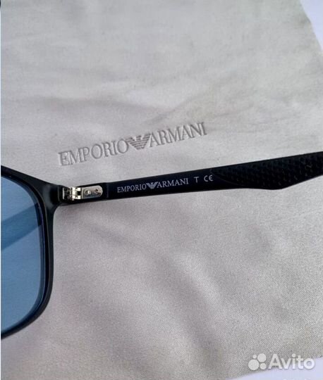 Очки emporio armani синие поляризационные