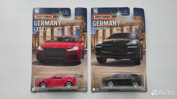 Porsche Cayenne Turbo / 2019 Audi TT RS - Matchbox