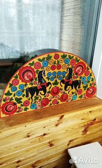 Декоративное панно под хохлому