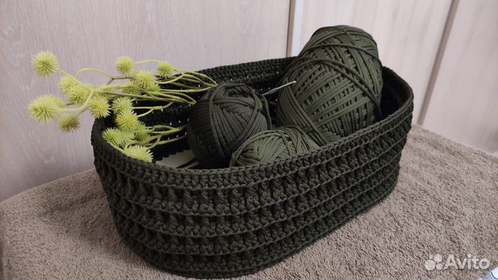 Корзинки из полиэфирного шнура