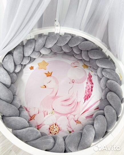 Бортик косичка