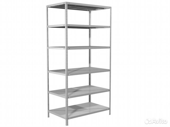 Стеллаж металлический MS Standart 200/100x60/6