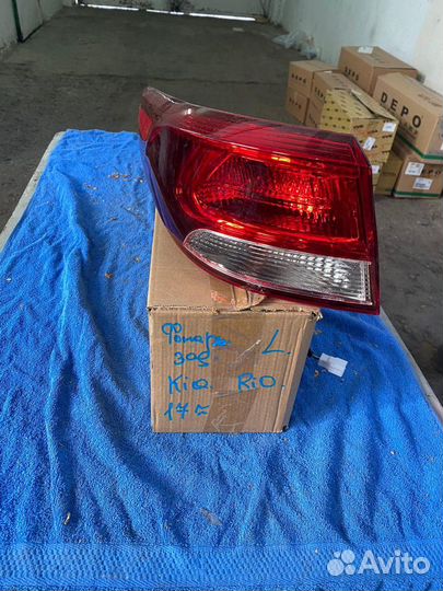 Фонарь задний левый Kia Rio
