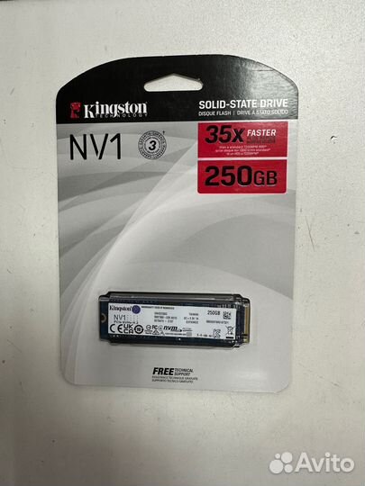Новый SSD 240 Gb Kingston NV1 snvs/250G Nvme