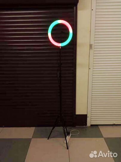 Кольцевая Лампа Цветная