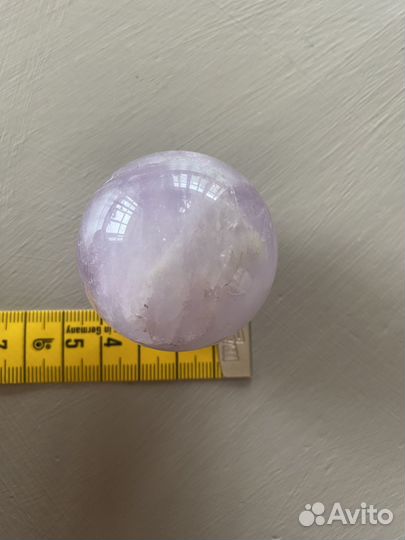 Шар из аметиста и карца диаметр 4 си
