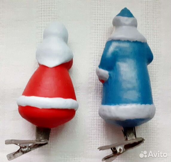 Елочные игрушки Настенька и Морозко