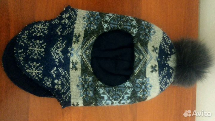 Шапка шлем зима