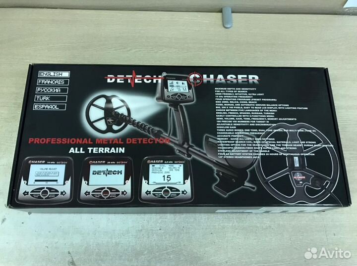 Металлоискатель Detech Chaser detector (Болгария)