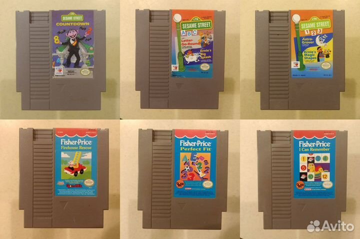 Картриджи NES оригинал