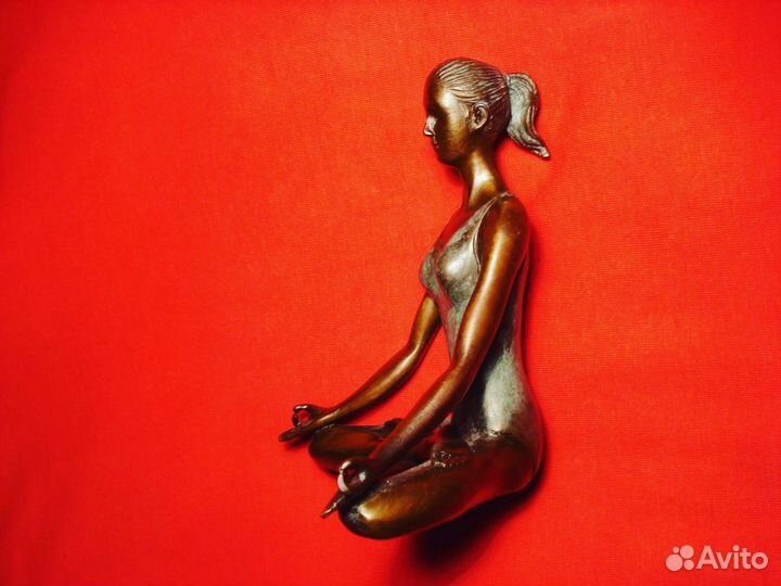 Девушка Лотос Медитация Асана Йога Буддизм