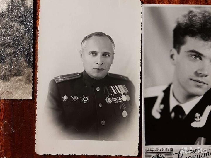 Фото «Офицеры» 8шт 1940/50-е г. СССР