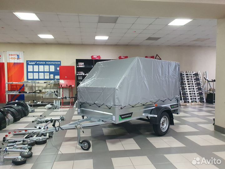 Прицеп Титан 2513 03 тент 920 со скосом