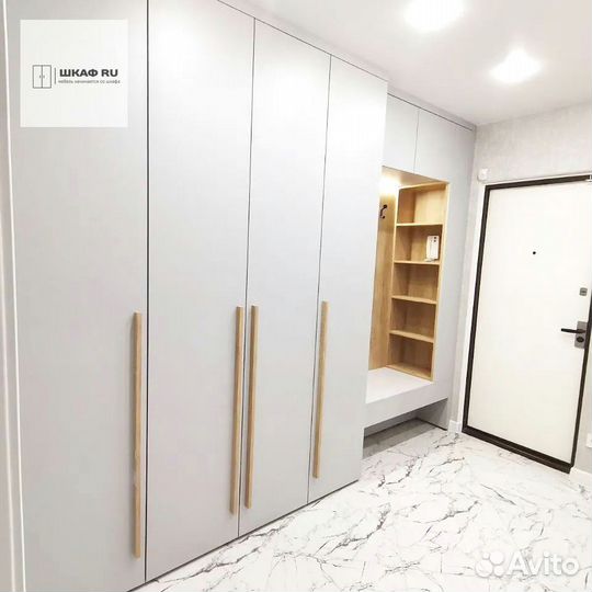 Шкаф распашной с фрезеровкой