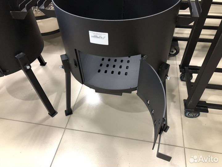 Печь для казана с трубой 16 л