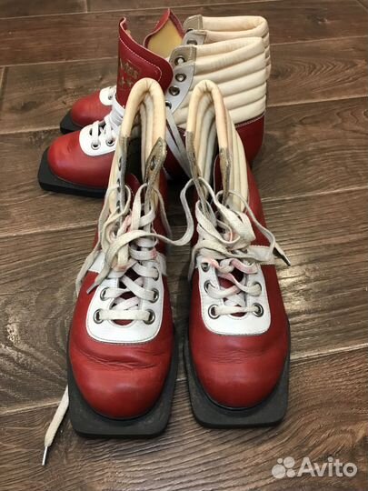Лыжные ботинки botas СССР.Винтаж