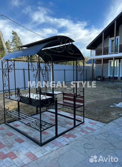 Беседка с мангалом