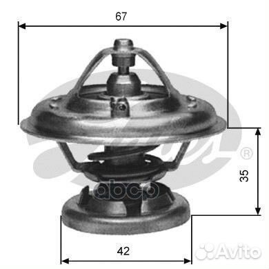 Термостат MB W124/W202/W210/W461 sptinter 2.0D