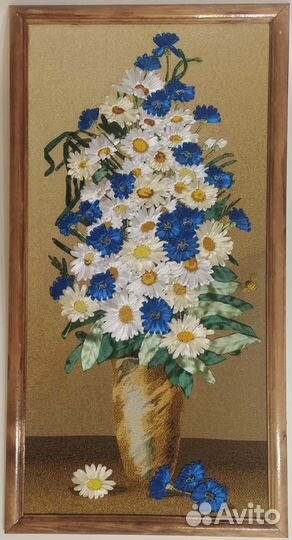 Вышивка лентами (картины)