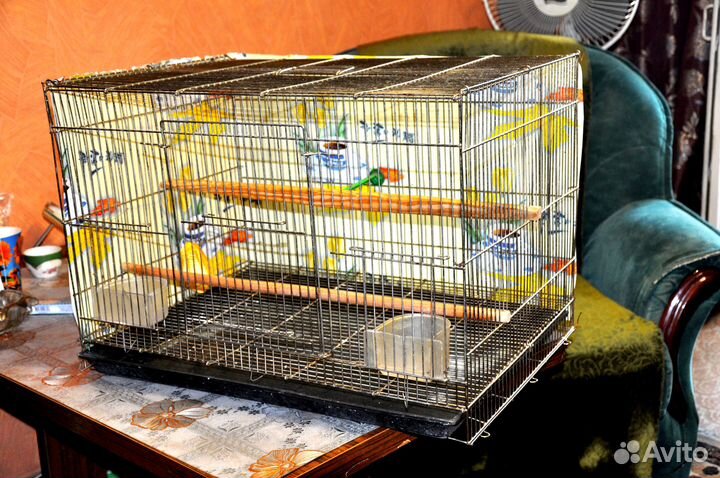 Большая клетка для среднего попугая