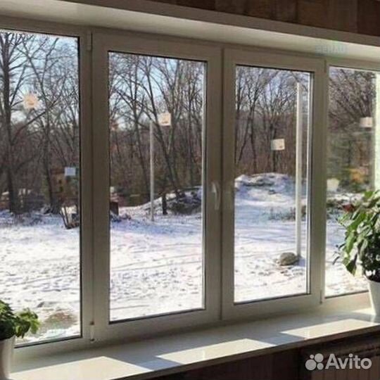 Пластиковое окно с установкой