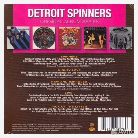 Detroit Spinners - Original Album Series (5CD)